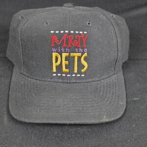 Penthouse Party with the Pets Asylum Snapback Hat Men's One Size Black Cap